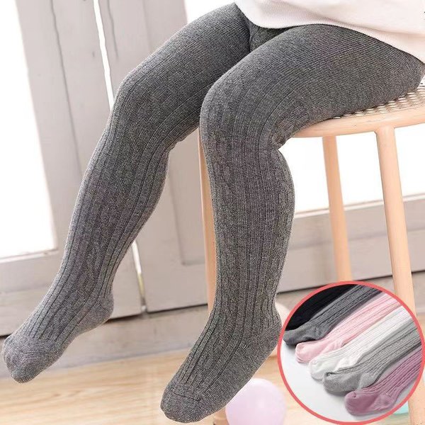 0-8 Jahre süße Baby Mädchen Mesh Zopfmuster Strumpfhosen Frühling Herbst Winter Baumwolle Strumpf atmungsaktive Strumpfhosen für Kleinkind Mädchen