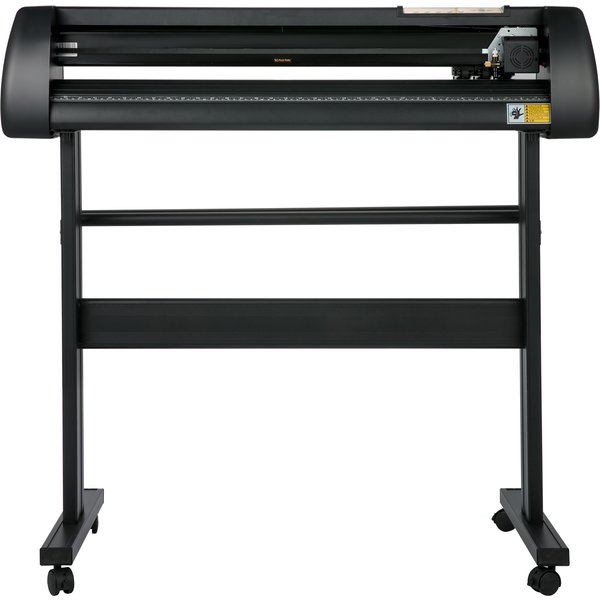 SucceBuy 28–34 Zoll Vinyl-Schneidemaschine mit Bodenständer, Vinyl-Schild, Schneideplotter, Starter-Kits, Software, einstellbare Kraftgeschwindigkeit