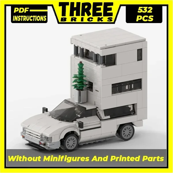 Stadt Auto Modell Moc Gebäude Ziegel TOP Wohnmobil Herausforderung Auto Technologie Modulare Blöcke Geschenke Weihnachten Spielzeug DIY Sets Montage