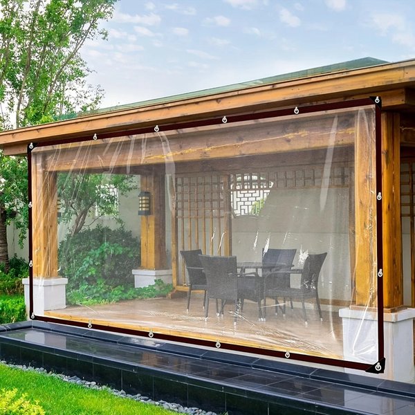 Bâche transparente en Film PE pour balcon, couverture pour plantes succulentes, tente Gazebo, auvent imperméable pour meubles de jardin