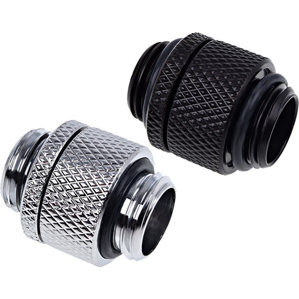 Alphacool – boîtier d'ordinateur Gamer, 2 pièces, boucle de refroidissement à eau, raccords à mamelon rotatif 360, connecteur G1/4"
