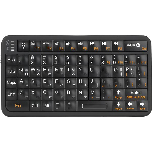Klawiatura Rii 518BT Koreańska/angielska/rosyjska Klawiatura Bluetooth Akumulatorowa, smukła, bezprzewodowa klawiatura podróżna do Android TV Box