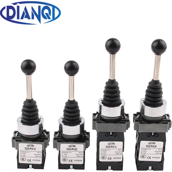 2NO 2 Position Latch XD2-PA12 PA14 rocker joystick controller frühling zurückkehren Dreh Kreuz Schalter reset PA22 PA24 4NO 4 Position