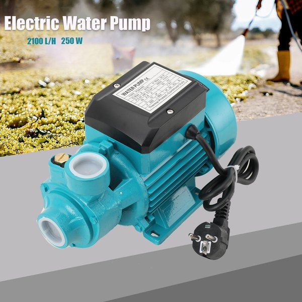 Portable Transfer Water Pump for Clean Water Electric Self-Priming Pump for Shallow Well Jet, Lawn Farm Irrigation Transfer Pump