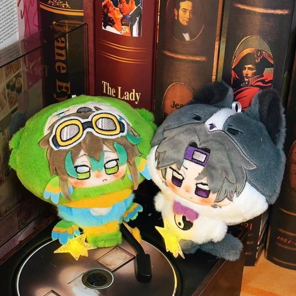 10cm Anime odysseyduo parrotX2 wifes Pluszowa Maskotka Wypchana Zabawka CP Zawieszka Breloczek Urodzinowy Świąteczny Prezent