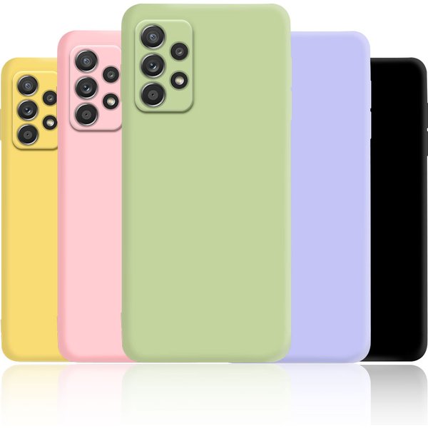 Flüssiges Silikon Soft Case für Samsung Galaxy A52 A72 A13 A23 A33 A53 A73 A04 A04S A04E A14 A24 A34 A54 A22 A32 5G Cover Fundas