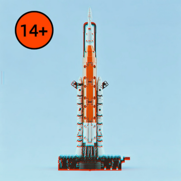 Spot Weltraumforschung Weltraumstartsystem Raketen-Bausteine 632-teiliges Modell Weihnachtsgeschenk
