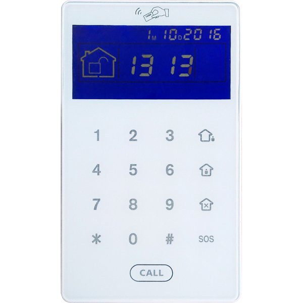 Focus Meian PB-503R Clavier Tactile Sans Fil Avec LCD Rétro-Éclairage USB Recharge Batterie spatirée nous-mêmes Avec HA-VGW ST-VGT Alarme