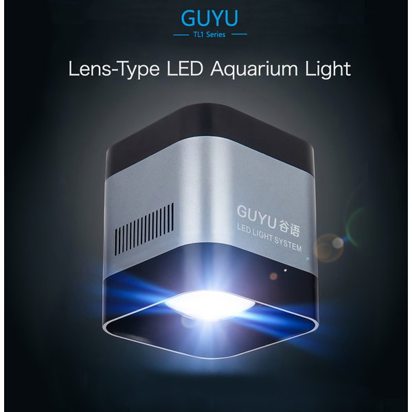 GUYU New Aquarium LED Lamp 25/35/65W Water Grass WRGB Full Spectrum Algae Downlight for Native Stream Fish Tank