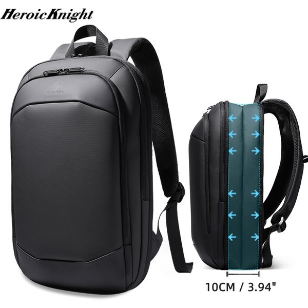 Heroic Knight Men’s Laptop Backpack 17 Inch Business Backpack Expandable Travel Backpack Waterproof USB Charging Office Mochila