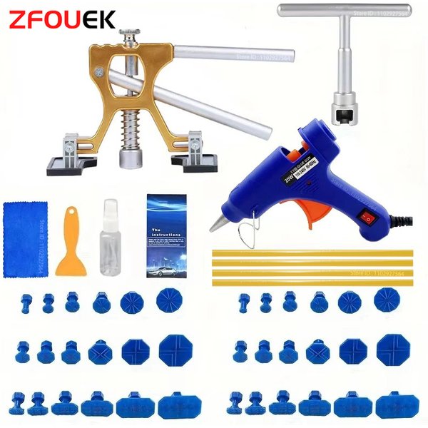 ZFOUEK nouveaux outils de débosselage de voiture Kit de débosselage sans peinture Kits de débosselage de carrosserie sans peinture automatique extracteur de débosselage pour voitures