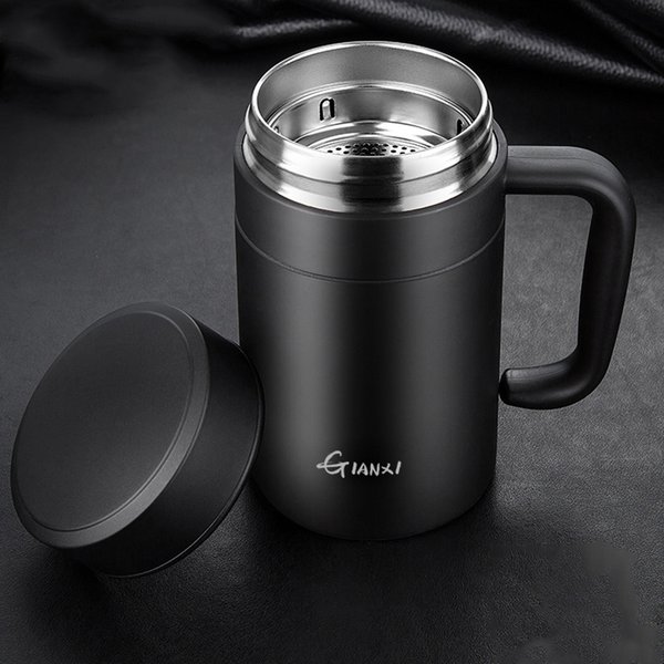GIANXI Vacuum Flask Large-capacity Stainless Steel Heat Preservation Cup Household High-grade Simple Insulation Cup