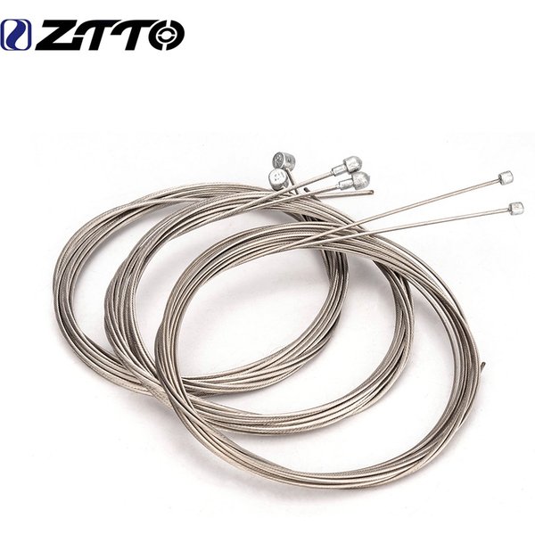 ZTTO-Fil de frein intérieur en acier inoxydable pour vélo de route et VTT, manette de vitesse et dérailleur, avec revêtement en zinc, câble intérieur, 2100mm
