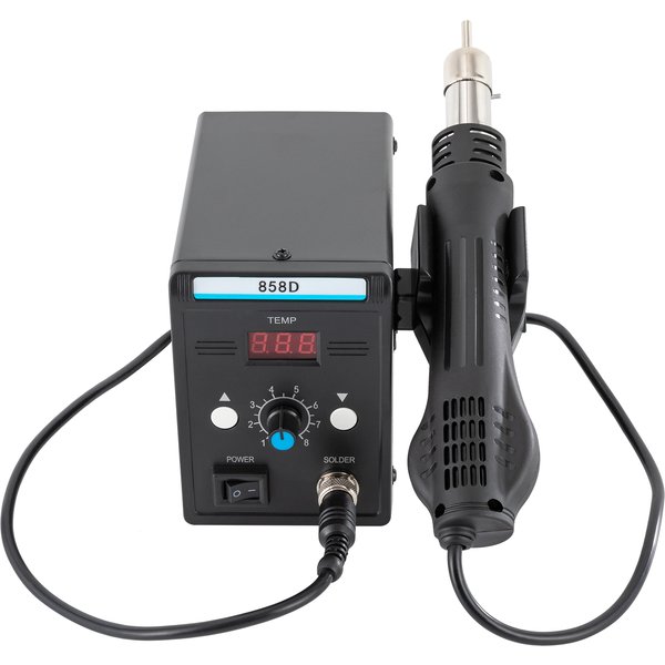 858D SMD Lötstation mit Heißluftpistolen-Set 220V 700W Heißluftpistole Löt- und Reparaturstation Schweißwerkzeug zum Löten