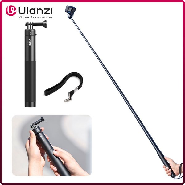Ulanzi Go-Quick II 59 Inch Selfie Stick Magnetic Quick Release Gopro Mount for Gopro Invisible Pole for Insta360 Action Camera