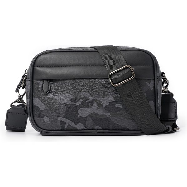 Camouflage männer Umhängetasche Retro PU Leder Schulter Taschen Für Mann Platz Männer Umhängetaschen Sling Männlichen Schulter Taschen
