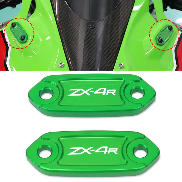 Motorrad-Rückspiegel Sitz-Dekorabdeckung Spiegelbasis Passend für ZX-4R ZX-4RR ZX-25R ZX4R ZX4RR ZX25R