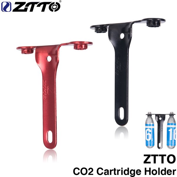 ZTTO CO2 Cartridge Holder Bracket Hold 2 x Control Blast CO2 Cartridges for Road bike Water Bottle Cage Mount bicycle part