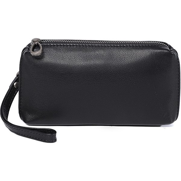 Männer Echtes Leder Brieftasche Telefon Tasche Weiche Rindsleder Männer Kupplung Tasche Kreditkarte Halter Brieftaschen Geldbörse Männlichen Geld Taschen