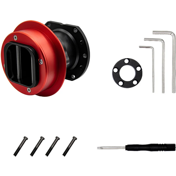 Dostępny od ręki QR2 Pro do Fanatec, QR2 Pro Wheel-Side, Szybkozłączka do kierownicy, Stop aluminium
