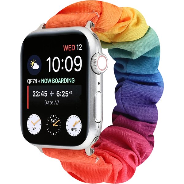 Armband für Apple Uhren armband 44mm 40mm 45mm 41mm 42mm 38mm 49mm elastisch geflochtenes Solo Loop Armband iwatch Serie 8 ultra 7 se 3 6