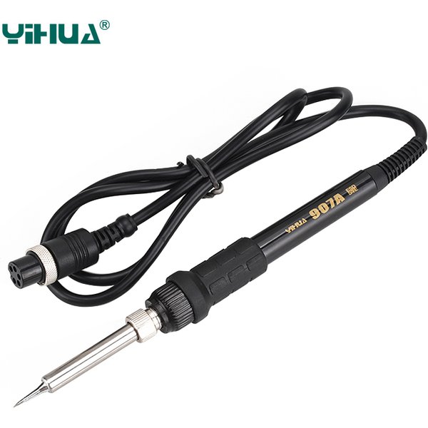 YIHUA 907A Lötkolbengriff 50 W Universal 936 Lötstationen Elektrische Bügeleisen 5 Löcher Schnittstelle Schweißwerkzeuge Zubehör