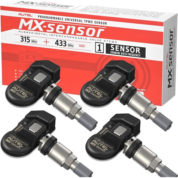 Autel MX-Sensor 433 315MHZ TPMS capteur MaxiTPMS moniteur de pression des pneus testeur outils de réparation des pneus Scanner programmation MX-Sensor