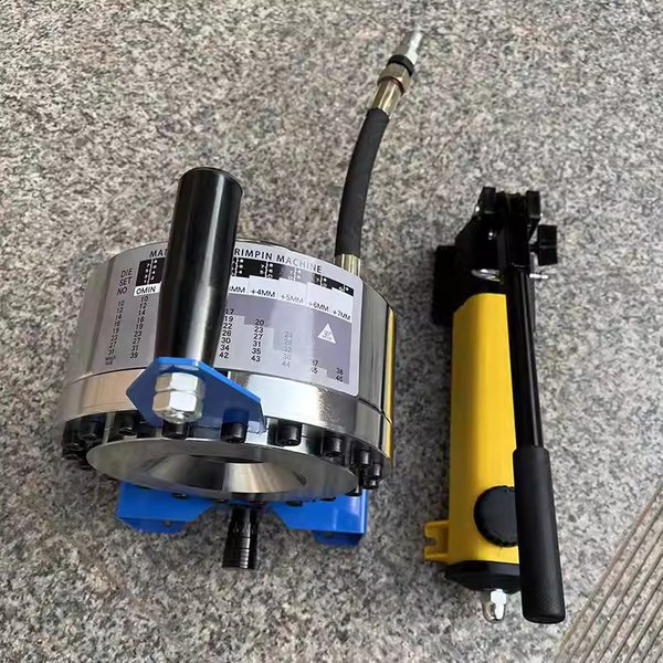 Manual Hydraulic Hose Crimping Machine Hose Crimping Machine for High-Pressure Oil Hoses and Explosion-Proof Tubing Portable Hos
