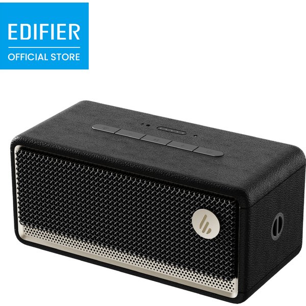 EDIFIER ES60 Tragbarer Bluetooth-Lautsprecher 34W RMS 360-Grad-Sound IP66 Wasserdicht Staubdicht 9 Stunden Spielzeit Bluetooth 5.4 Stereo-Pairing Multipoint Eingebautes Mikrofon Ambientebeleuchtung