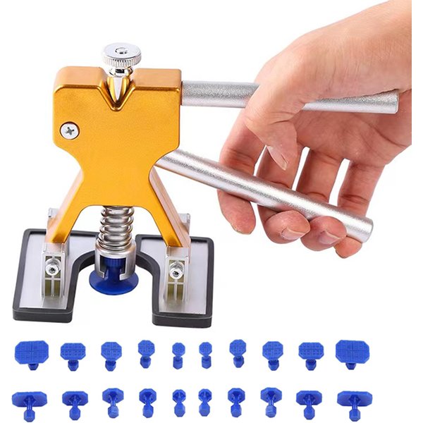 Kit de débosselage sans peinture pour carrosserie de voiture, outils de réparation pour l'élimination des bosses de grêle, ensemble de ventouses de plusieurs tailles
