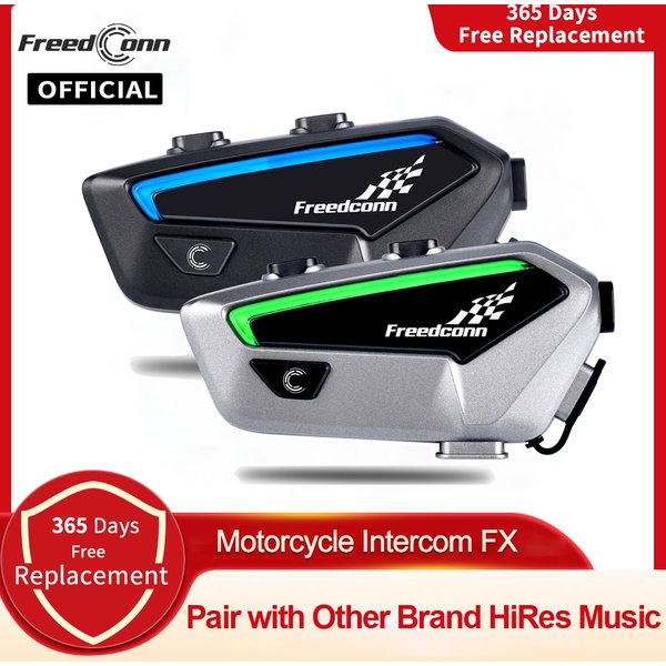 Motorrad-Gegensprechanlage, Bluetooth-Helm-Headset, Freedconn FX 10, Fahrerpaar, andere Marken, Motorrad-Gegensprechanlage, Lautsprecher, Kommunikator