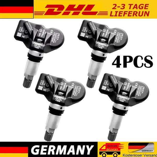 4 Stück TPMS Reifendrucksensor für BMW 5er F07 F10 F11 6er F06 F12 F13 7er F01 F02 F03 X1 E84 X3 F25 Z4 E89 Reifendruckkontrollsensor 36106790054 6790054 36106856227 6856227