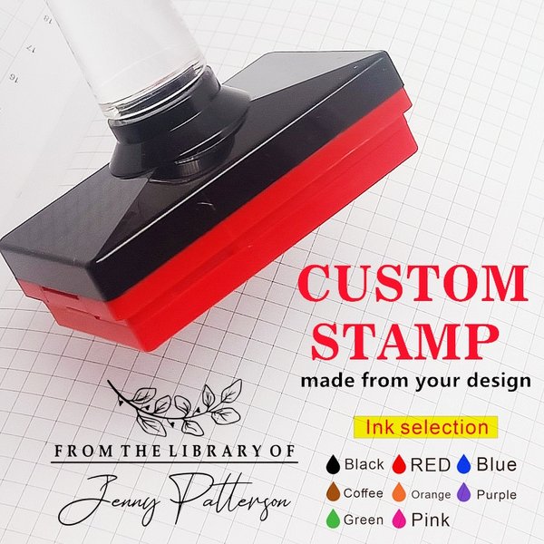 Personalisierter selbstfärbender Stempel mit Logo. Personalisierter lichtempfindlicher Tinte. Stempel. Ihr Designbild