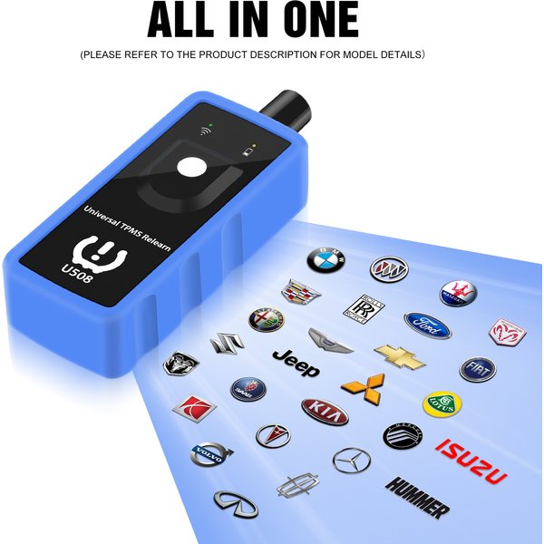 Universal Car TPMS Reset Tool Auto Tire Pressure Monitor Sensor System Relearn Tool U508 for Ford Opel BMW Jeep GMC Chevrolet