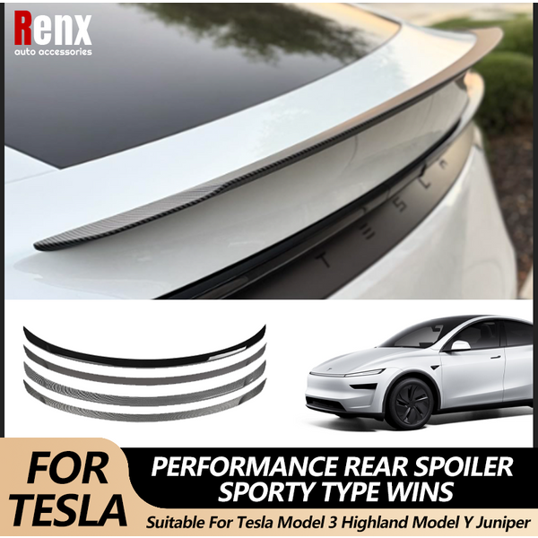 Aileron arrière de performance pour Tesla Model Y Juniper et Model 3 (2016-2026+), pièces de mise à niveau, accessoires Tesla