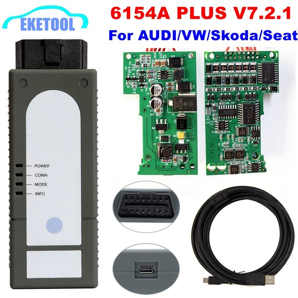 V7.2.1 6154A PLUS Professionelle Diagnose 6154 PLUS Unterstützung V14 Engineering 6154-j2534 Für VW/Audi/Skoda/Seat/Lamborghini