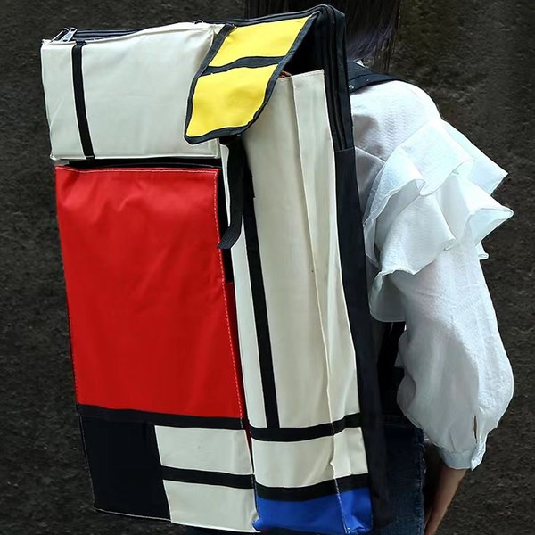Sac de voyage en toile pour artiste, sac à dos de transport, planche à croquis, outil de dessin pour fournitures d'art, étui de rangement pour peinture