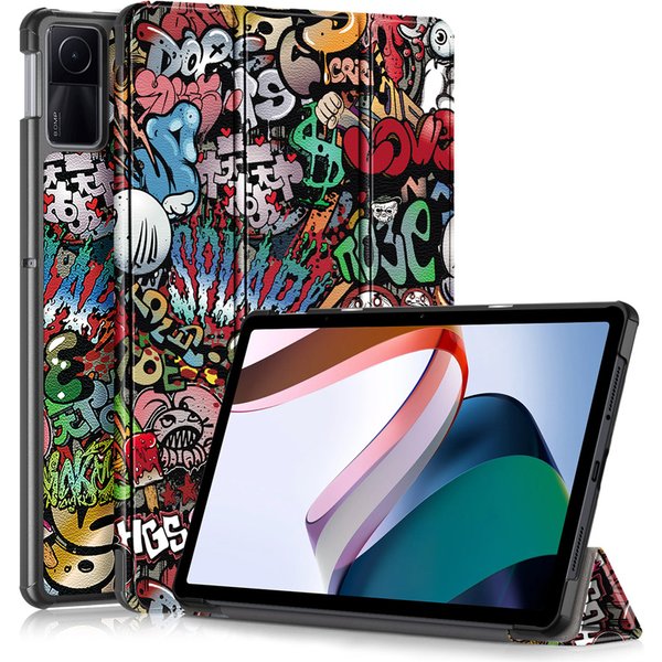 Coque pour tablette Xiaomi Redmi Pad SE, support triple pliable pour Redmi Pad SE 11 pouces 2023, réveil automatique et veille