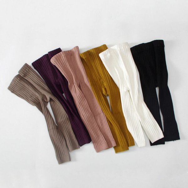 Lawadka printemps automne collants pour filles tricoté solide bébé filles collants minces collants pour enfants âge 0-4 ans 2024 nouveau