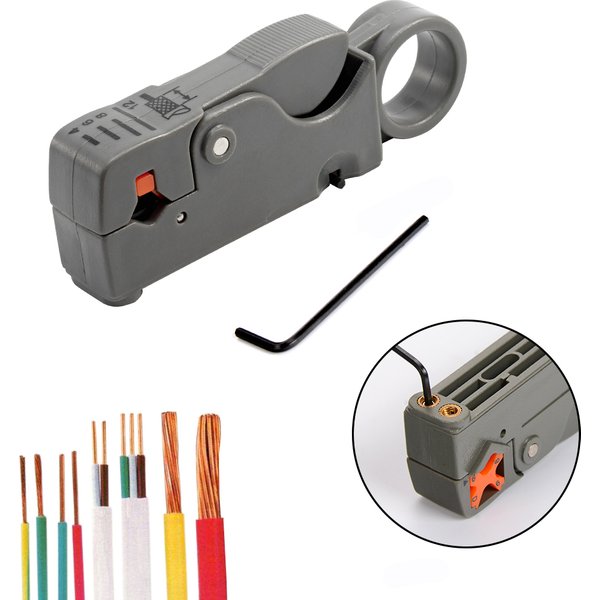 Stripping Pliers Decrustation Wire Cable Tools Stripper Stainless Steel Hexagon Wrench Accessory Insulated Electrical Straight