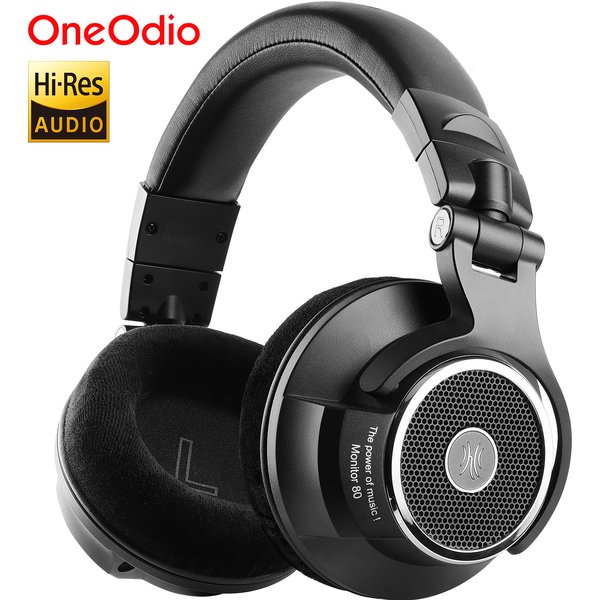 Oneodio Monitor 80 casque à dos ouvert filaire sur l'oreille 250Ω casque HiFi Audiophile casque de Studio professionnel Audio haute résolution