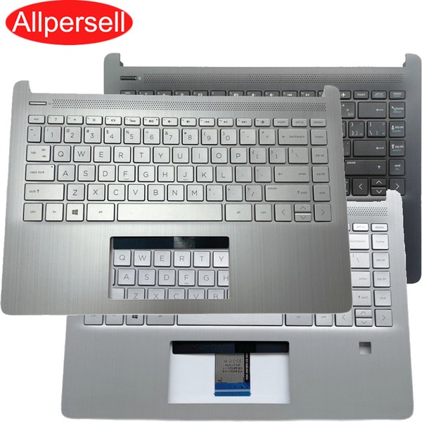 Palm Rest Keyboard for HP14 14-DQ 14-FQ TPN-Q221 14S-FR DR Laptop Upper Cover Case Shell US RU L88200 L88206 L61506 L61507-001