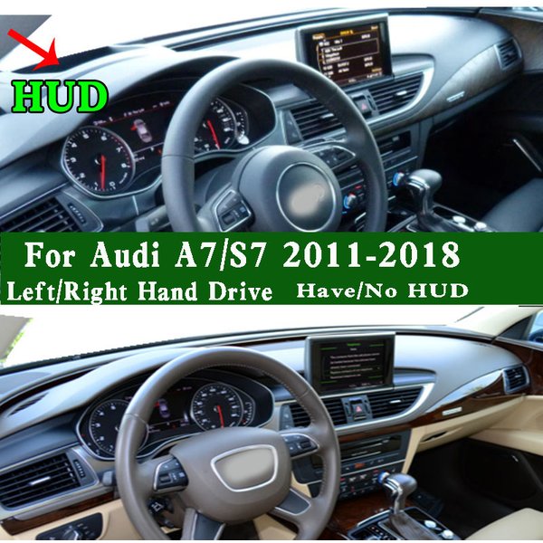 For Audi A7 S7 RS7 4GF 4GA 2011-2018 Dashboard Cover Instrument Panel Dash Mat Sunscreen Insulation Anti-Dirt Proof Dashmat Pad