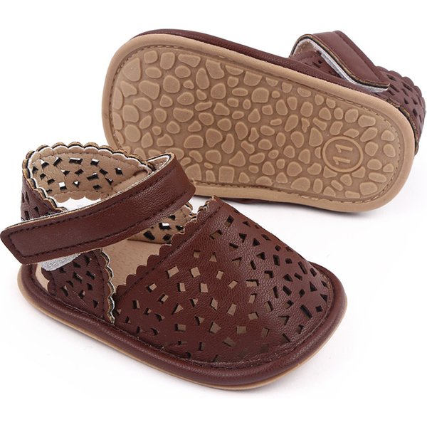 Baby girl mesh breathanle hollow summer sandal outdoor walking shoes