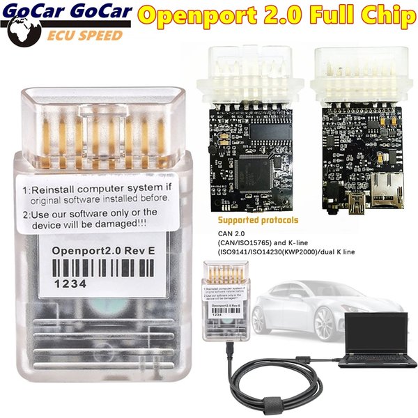 Tactrix OpenPort 2.0 ECU-Chip-Tuning-Tool mit Techstream Open Port 2.0 OBD2 Auto-Diagnosegerät