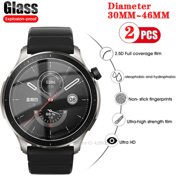 Smart Watch Glass Screen Protector Film for Watch 39MM 38MM 37MM 36MM 35MM 34MM 33MM 40MM 41MM 42MM 44MM 30MM-46MM Watch Film