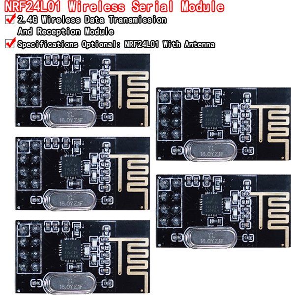5PCS NRF24L01+ wireless data transmission module 2.4G / the NRF24L01 upgrade version