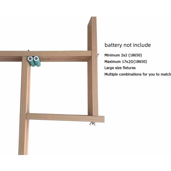 Batterie-Befestigungsrahmen 18650 Batteriepack-Punktschweißgerät Universelle Halterung 21700 Lithium-Batterie-Schweißhalterung Verstellbare Batteriehalterung