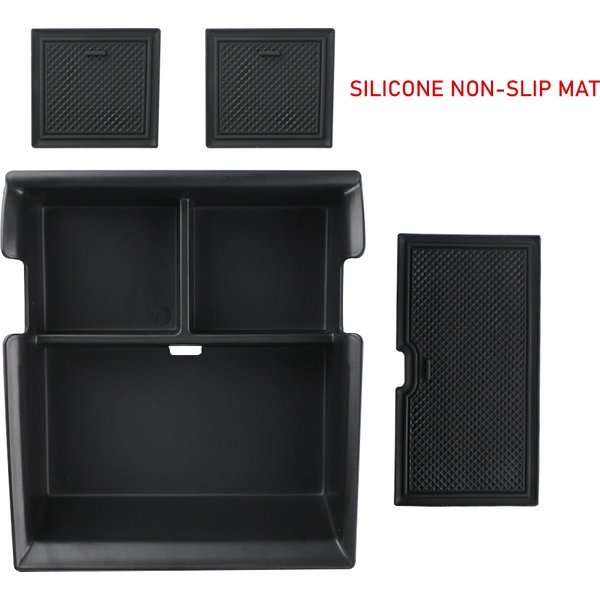 Accoudoir de Console centrale de voiture ABS, support de plateau de rangement pour BYD Atto3 Atto 3 2022 2023 Yuan Plus, conteneur organisateur d'accessoires