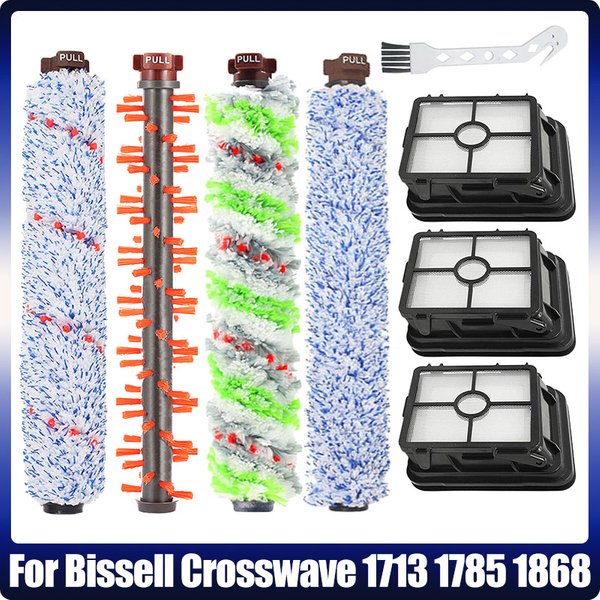 Hepa-Filter Hauptwalzenbürstenstange für Bissell Crosswave 1713 1785 Pet Pro 2223N Akku 2582N Motorreiniger 1866 1868 1934 1926